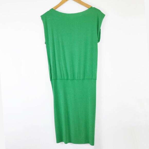 Rachel Pally Vintage Y2K Grecian Green Jersey Knit Mini Dress - Picture 1 of 10